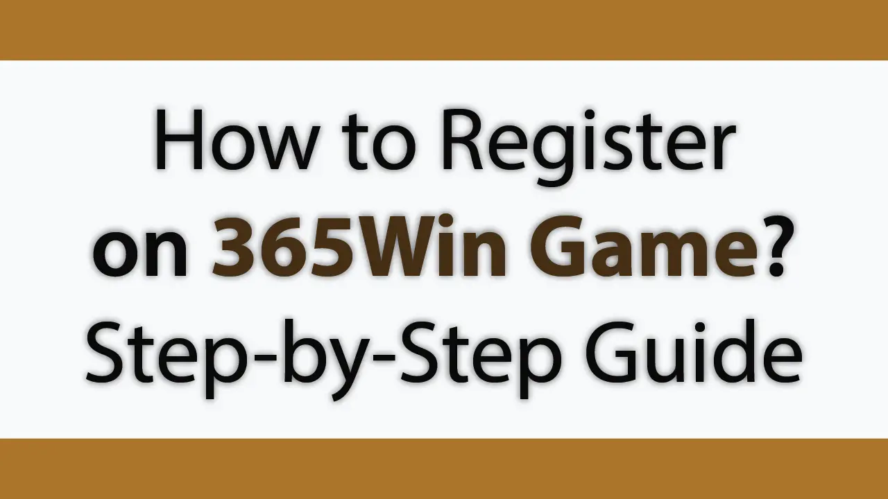 365win registration